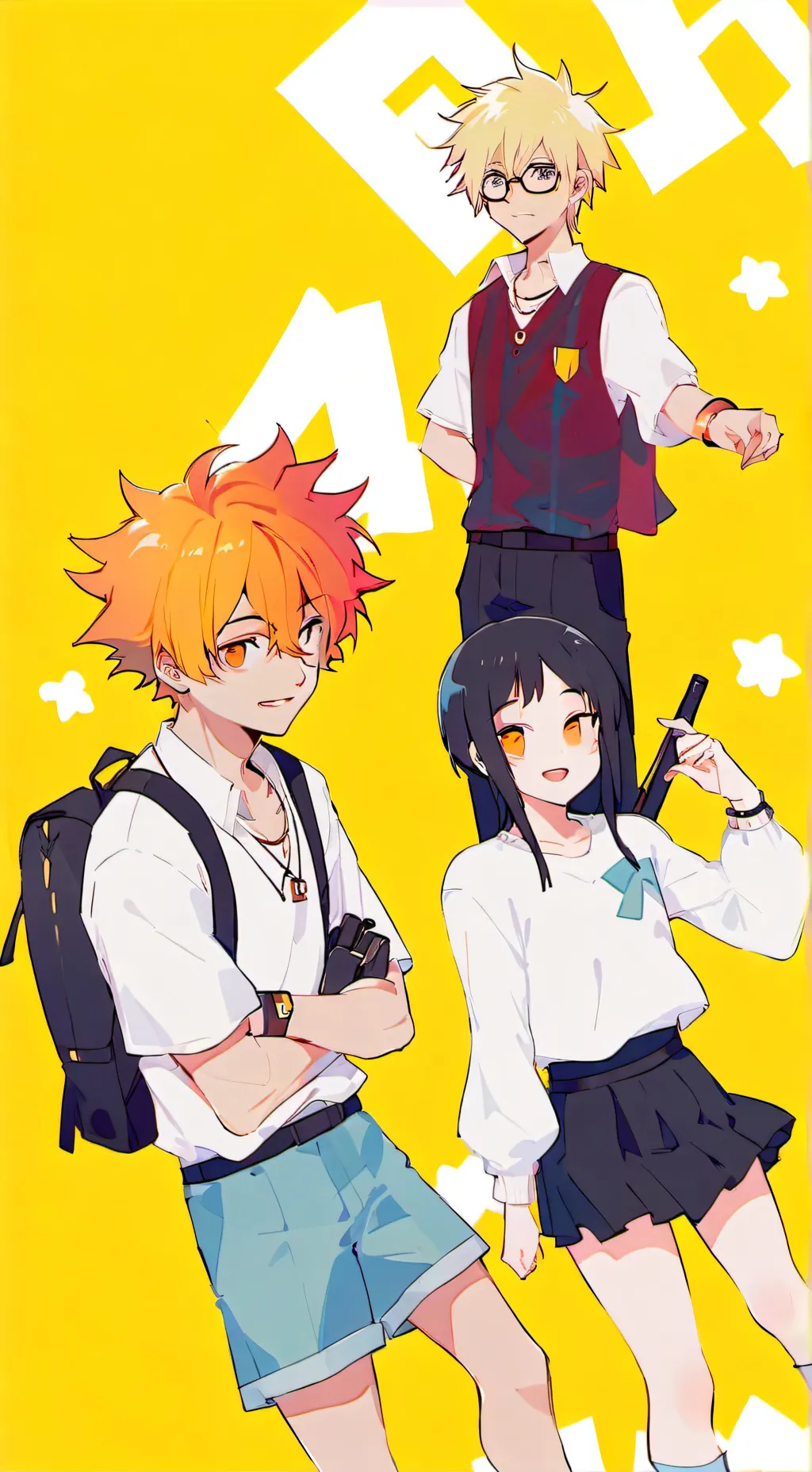 ai character: bakugo and draco background