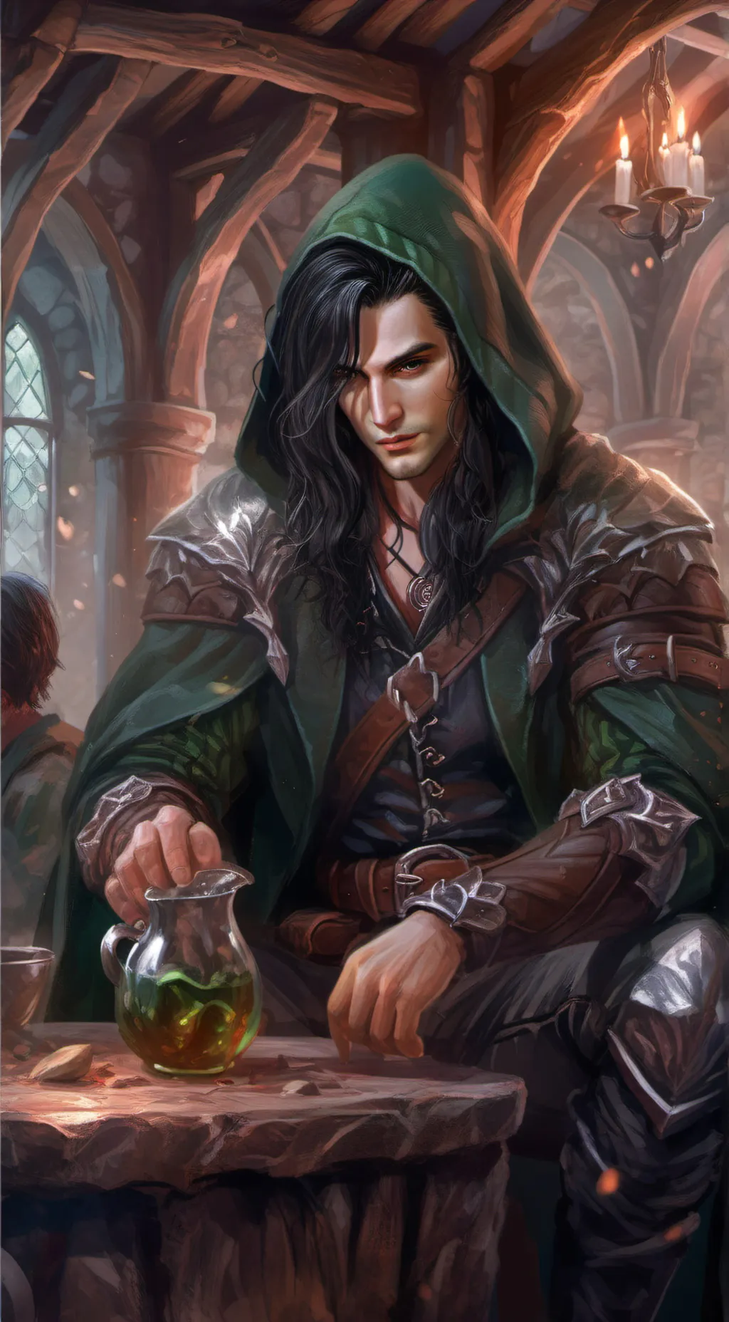 ai character: Дайл Ирон background