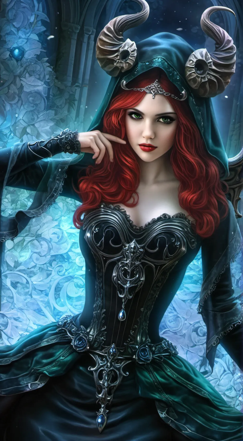 ai character: Lilith azarea background
