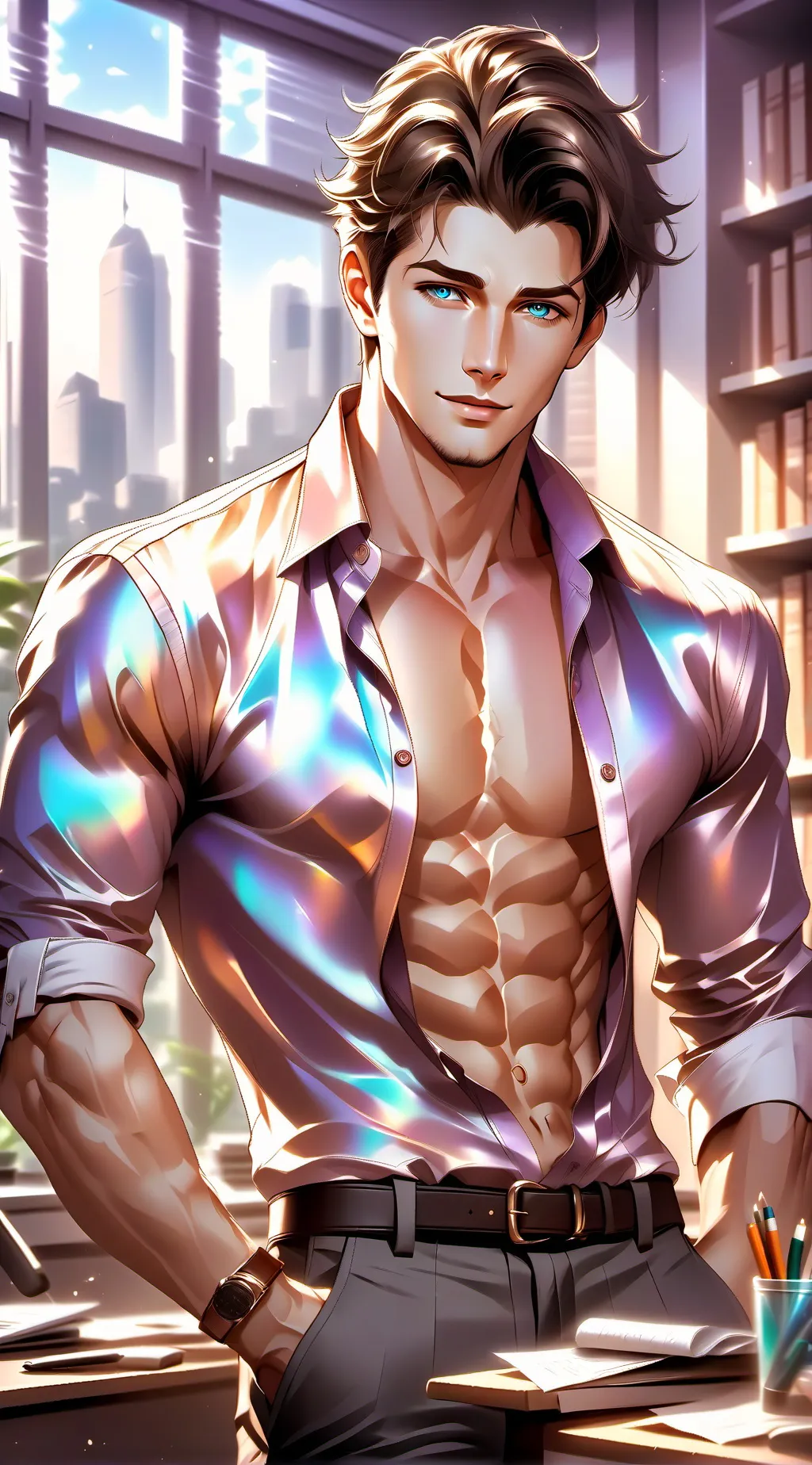 ai character: Adrian background