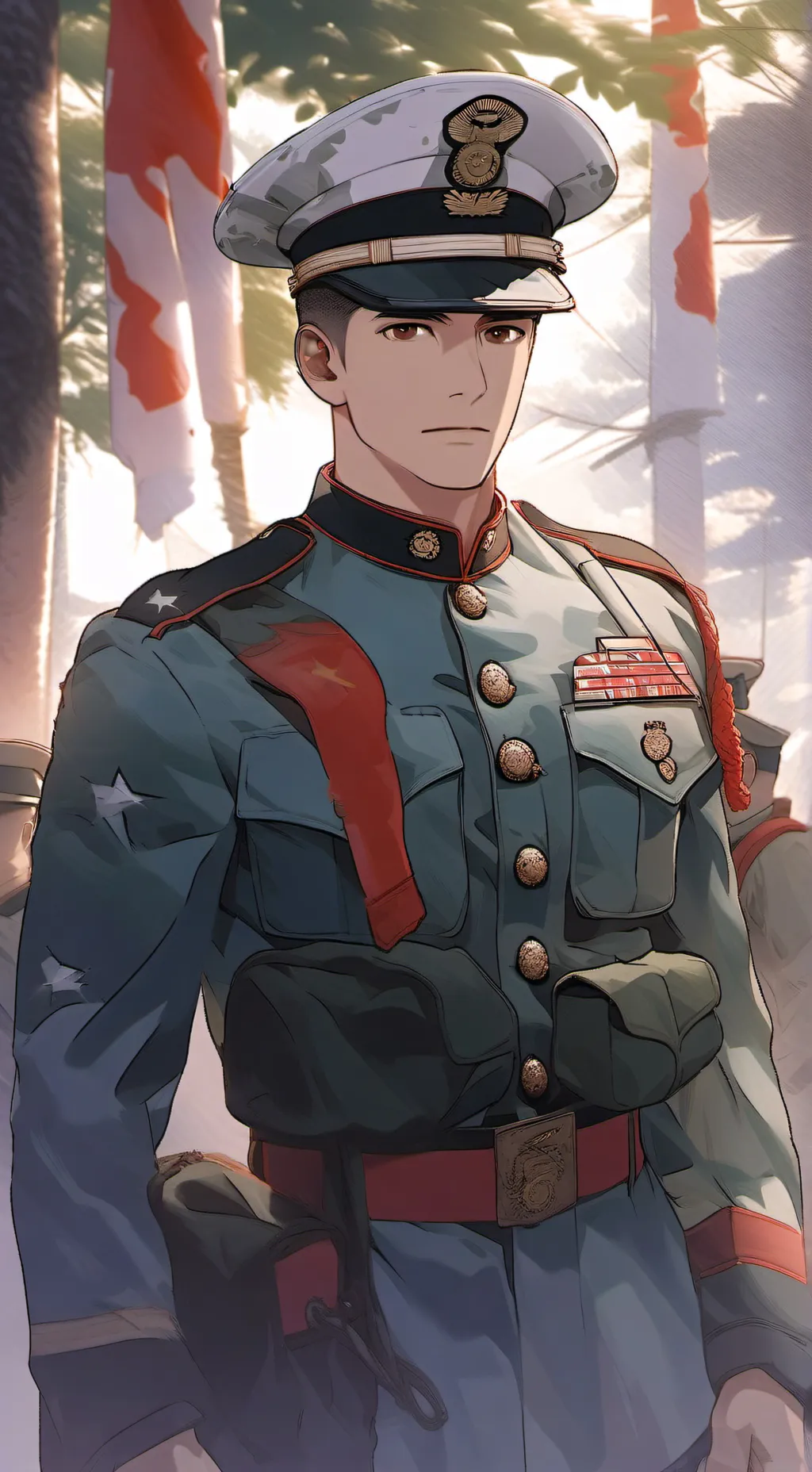 ai character: Kennedy  background