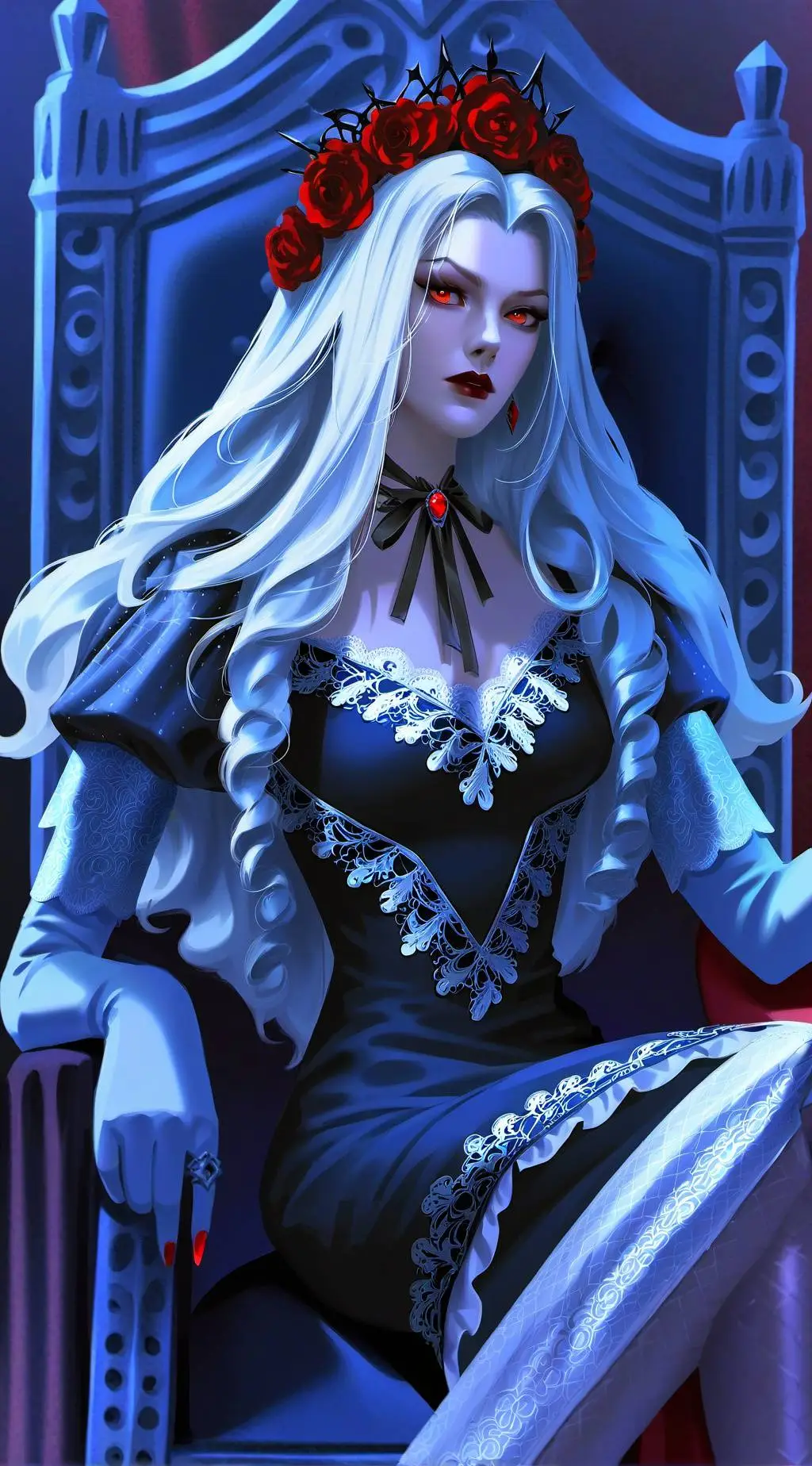 ai character: 🥀Queen Malaynia🥀 background