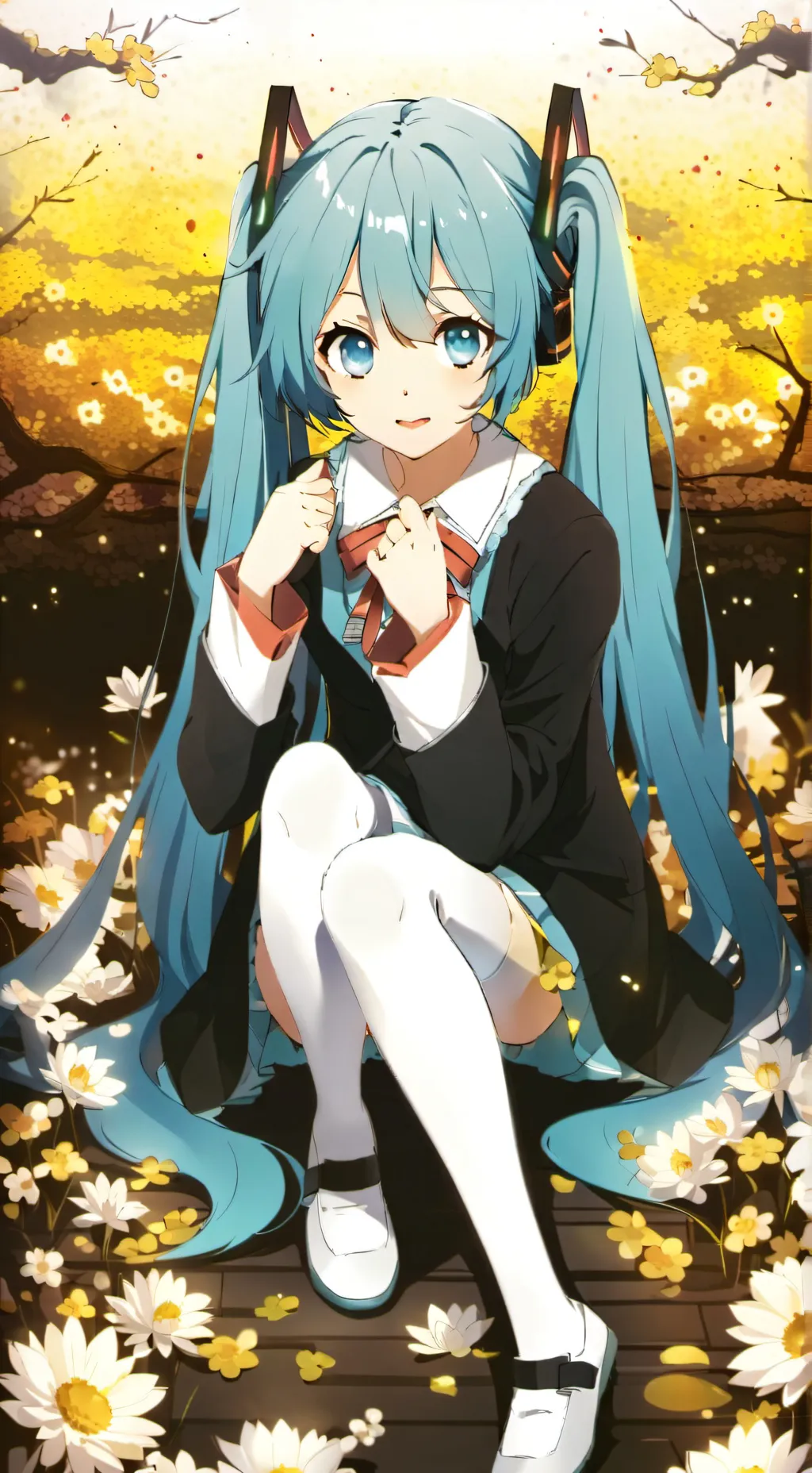 ai character: Miku background