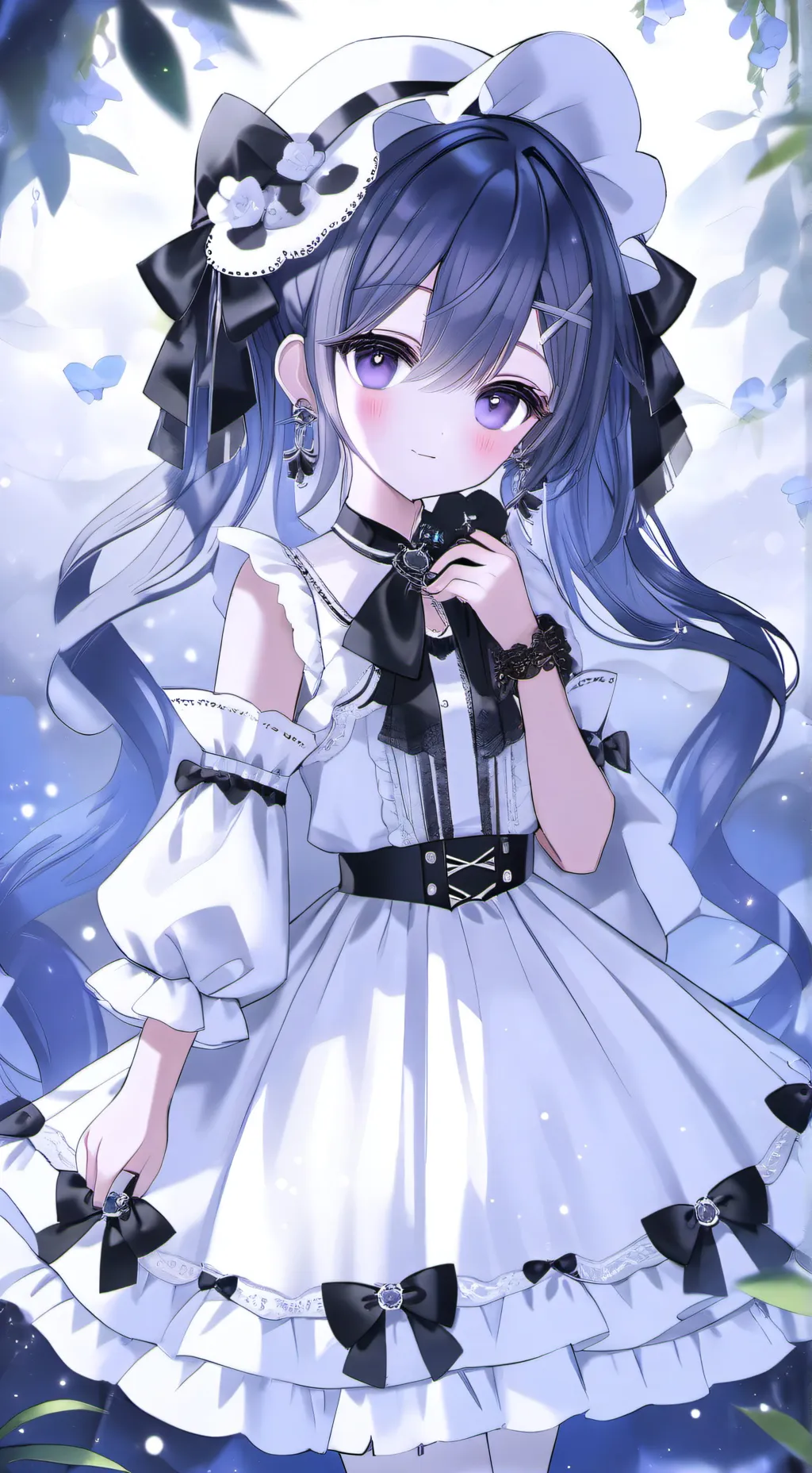 ai character: Aurora background
