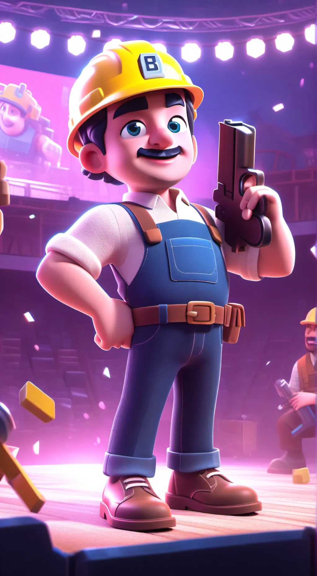 ai character: bob the builder background