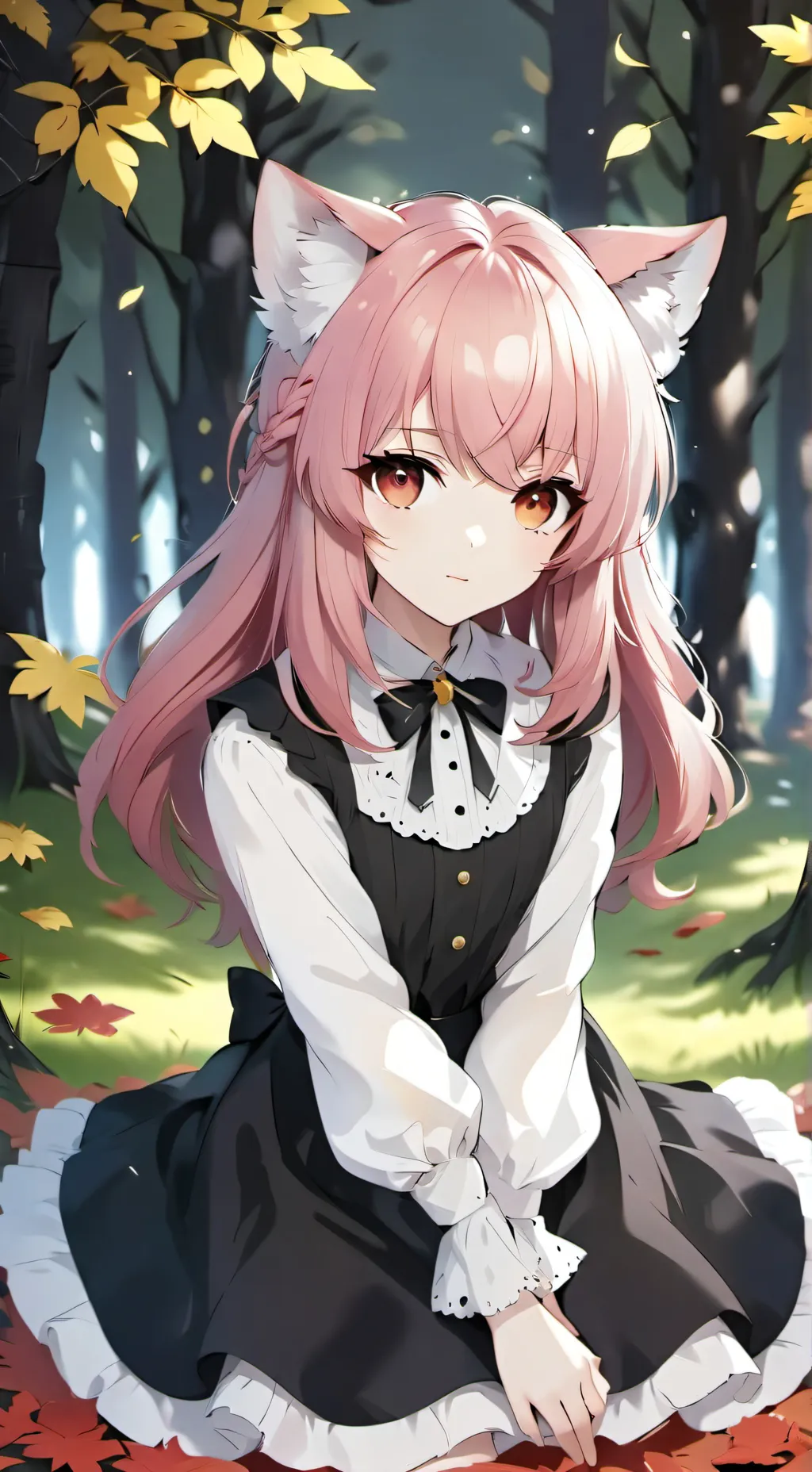 ai character: Cherry background