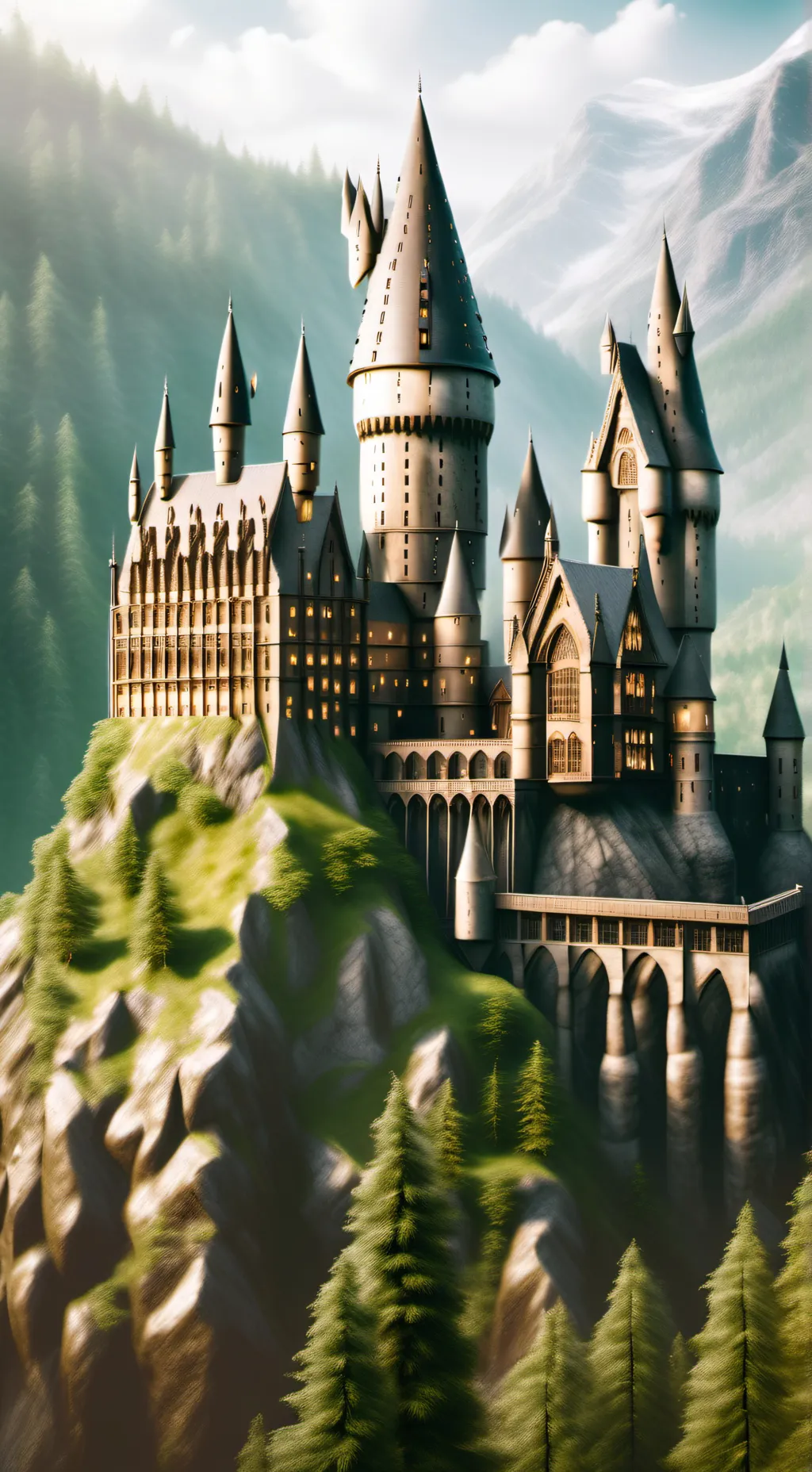 ai character: hogwarts  background