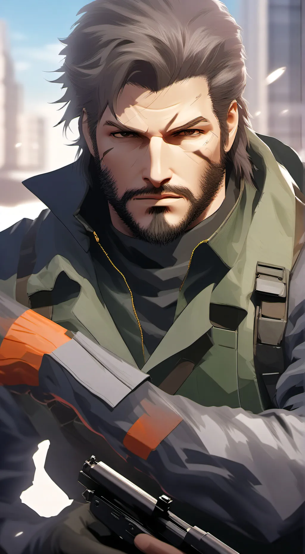 ai character: MGS5 background