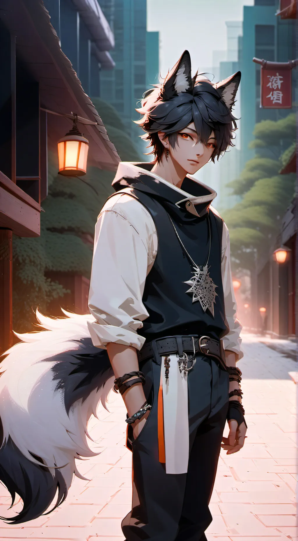 ai character: Levi￼ background