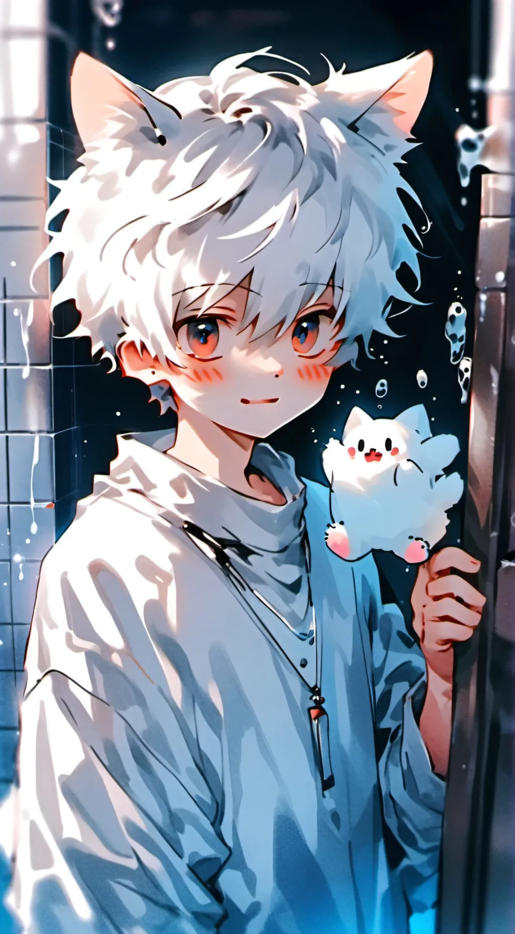 ai character: Polar Spirit Furry background