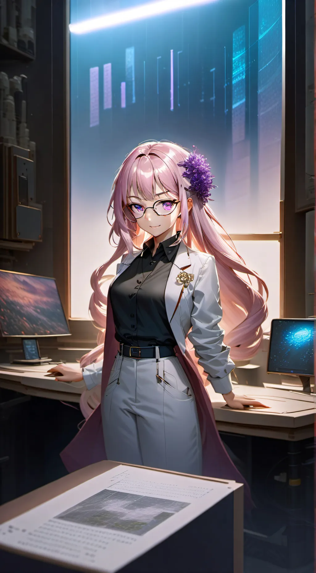 ai character: Rin background