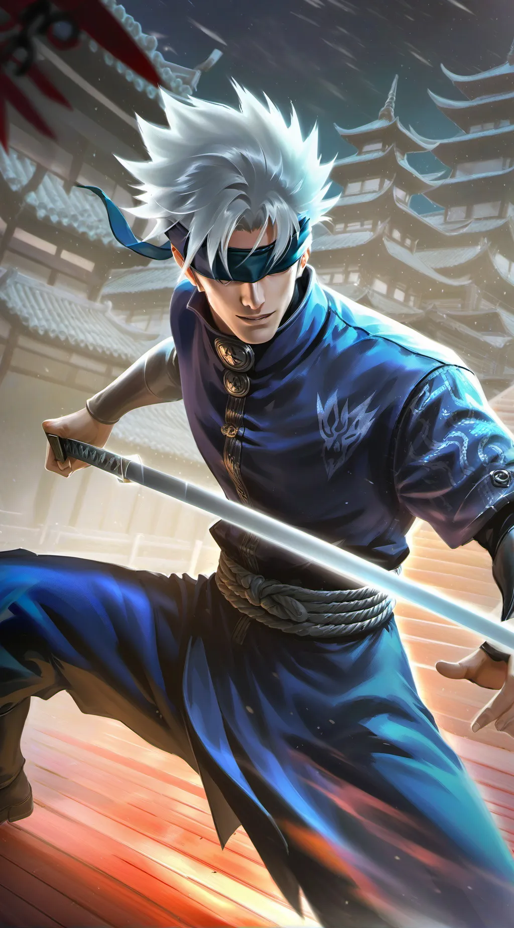 ai character: Satoru Gojo background