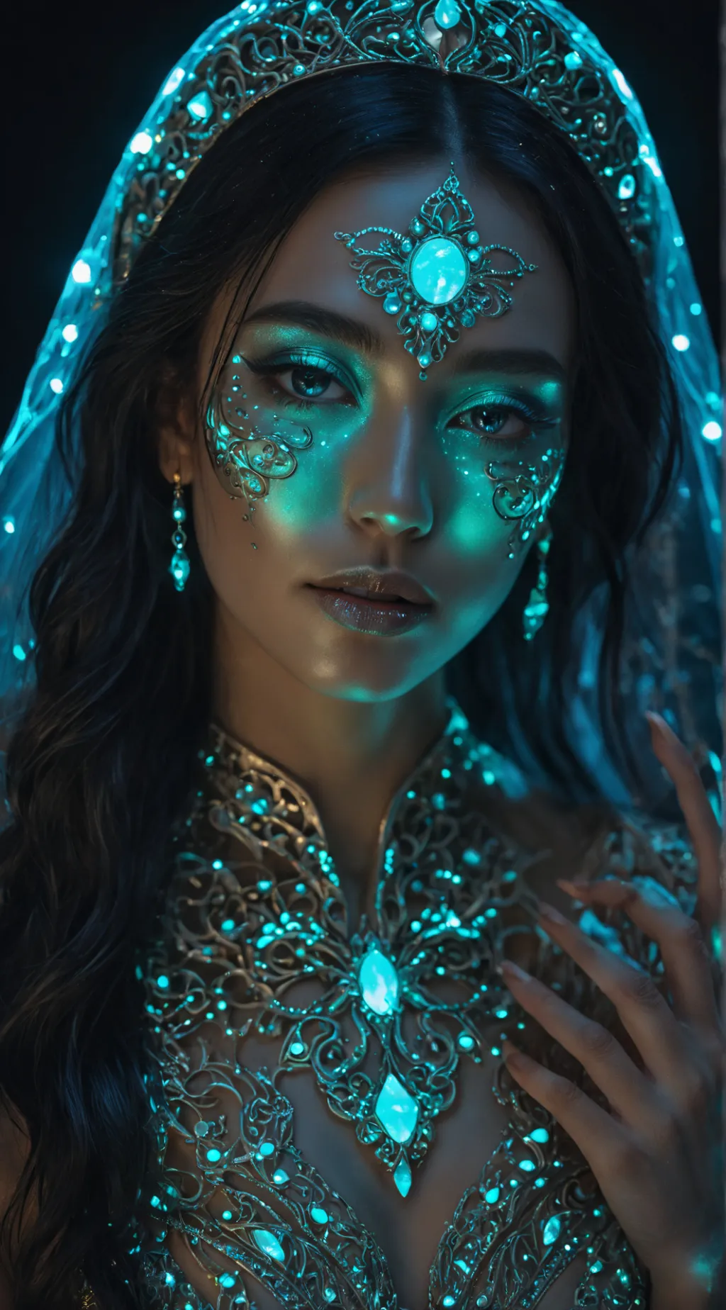 ai character: Laya background
