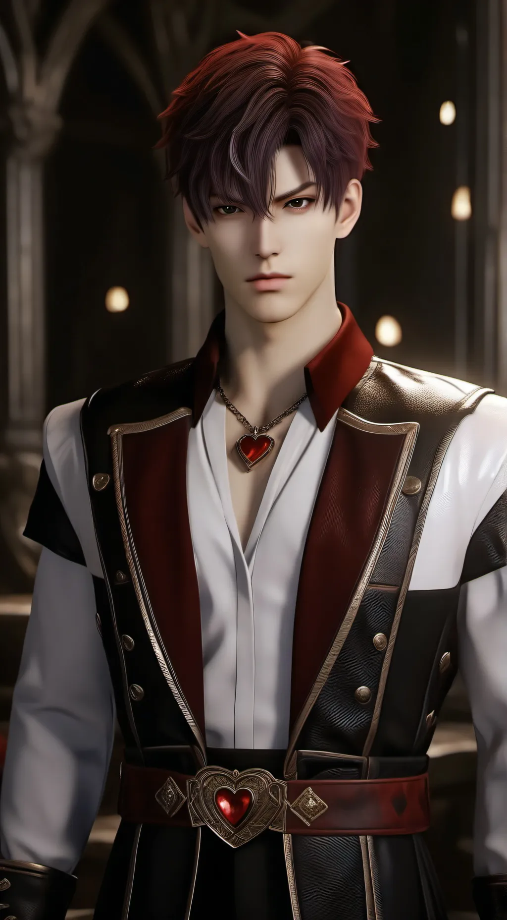 ai character: prince red  background