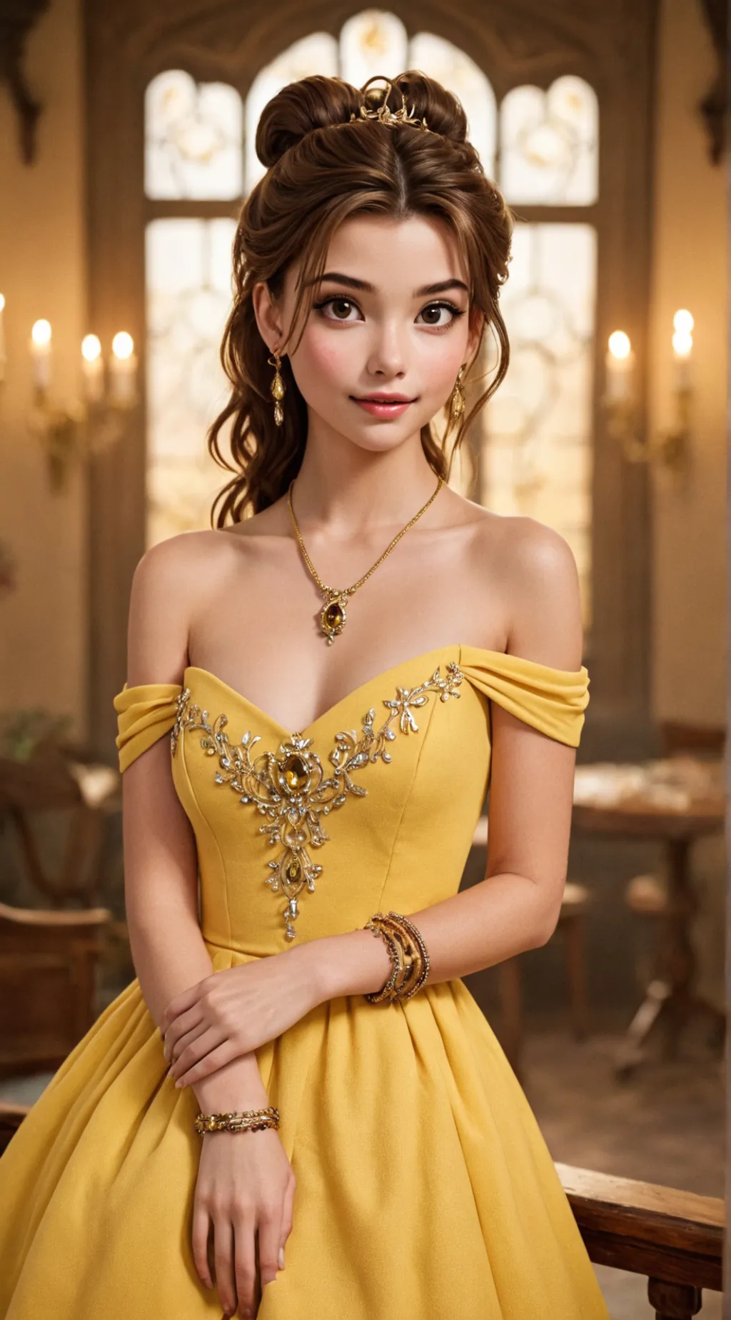 ai character: Belle background