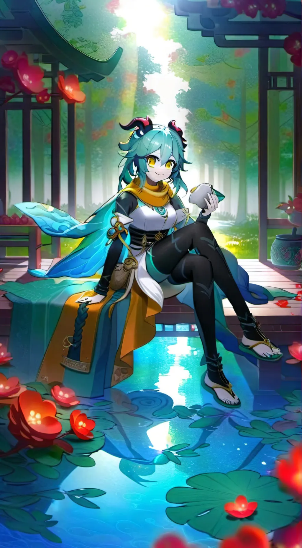 ai character: Akari Mizuki background