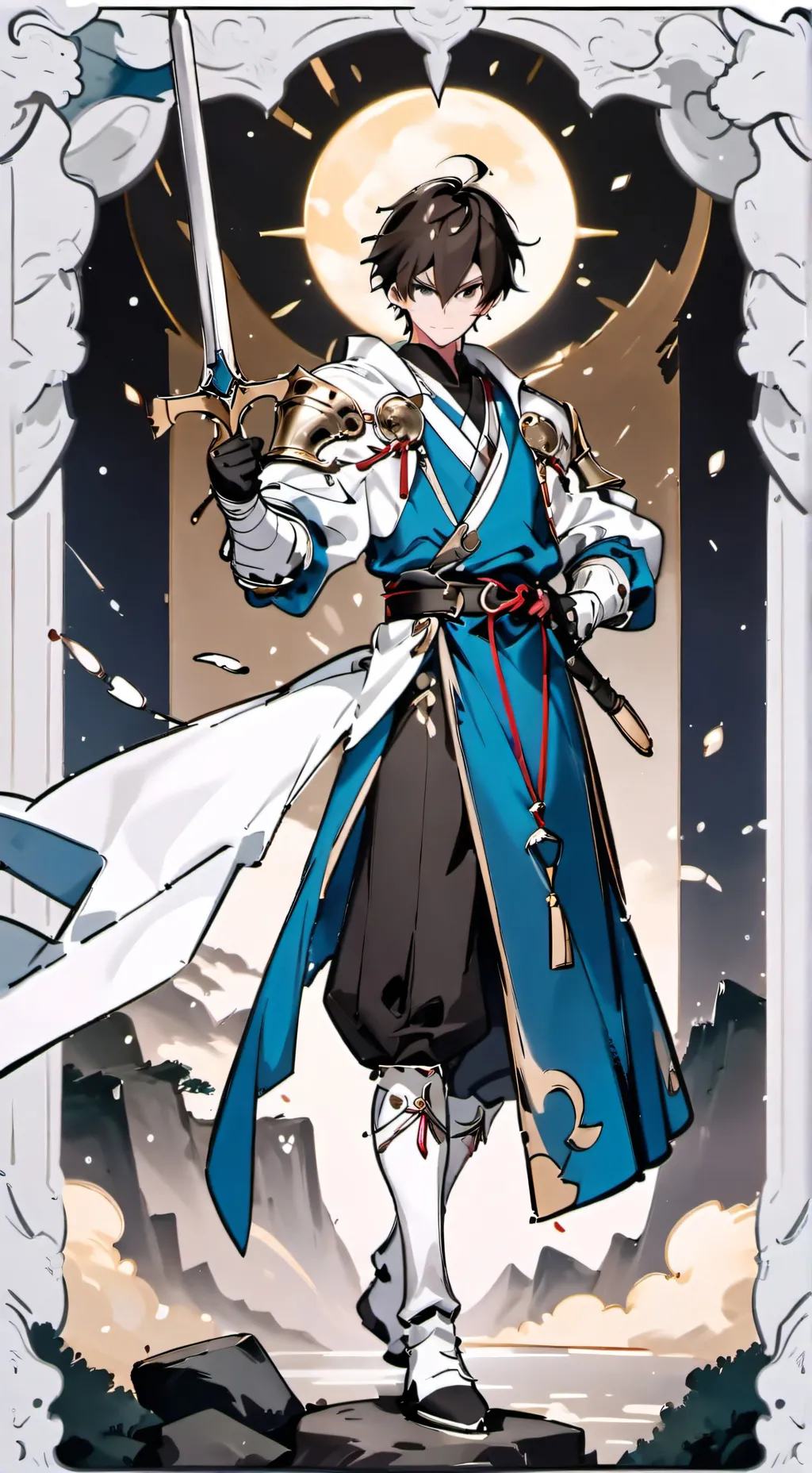 ai character: Eirik  background