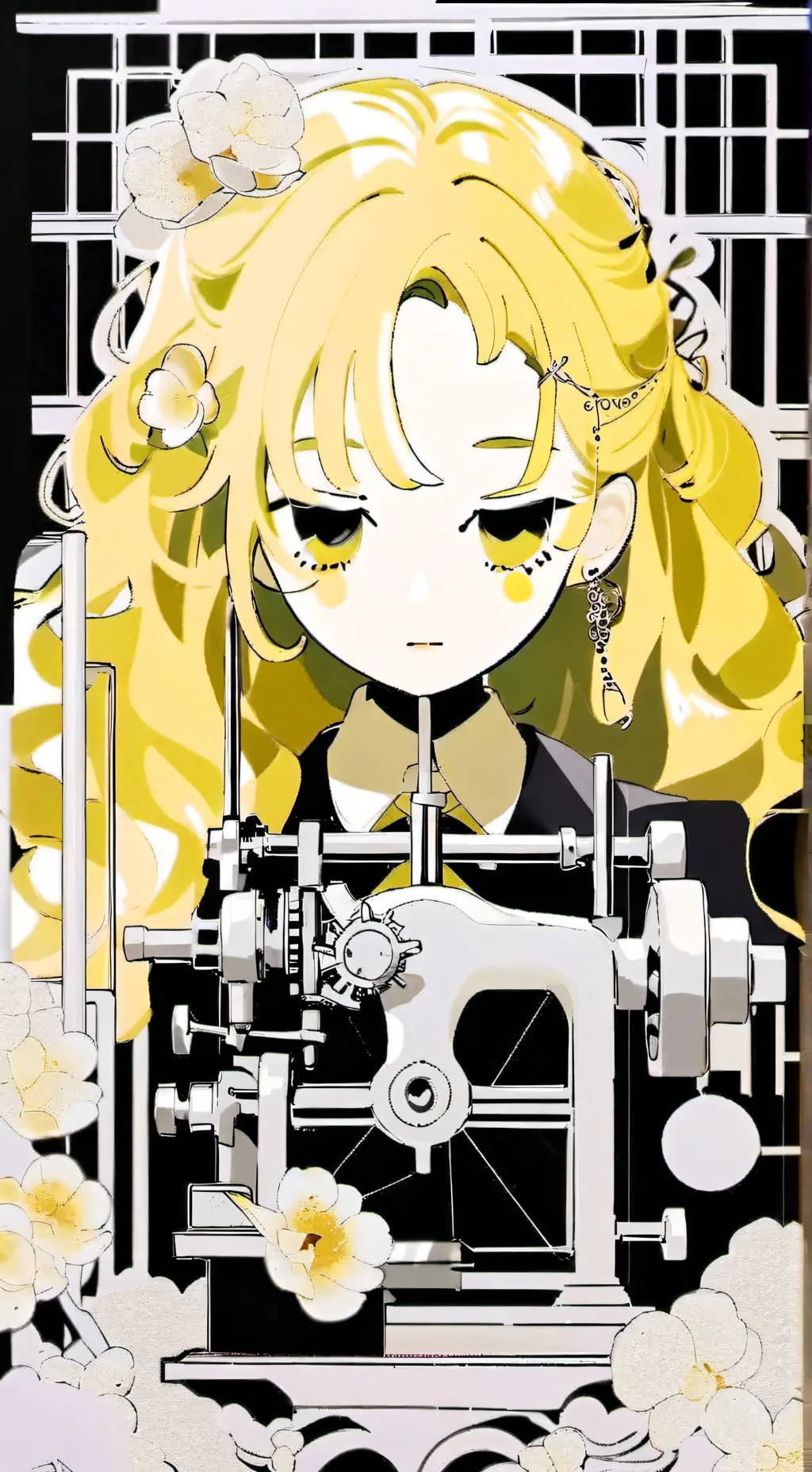 ai character: Fpe fukouna girl?. background
