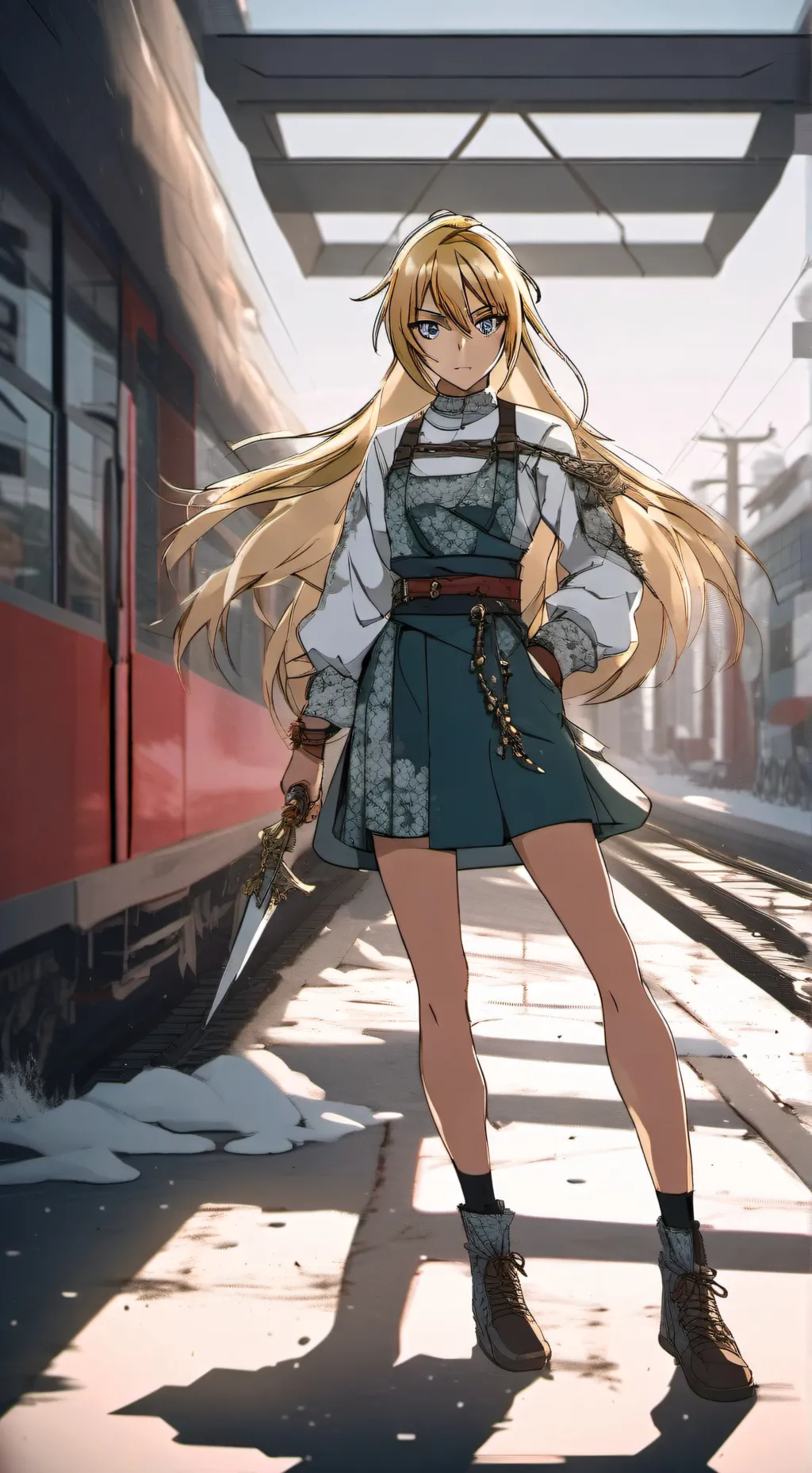 ai character: Берта background