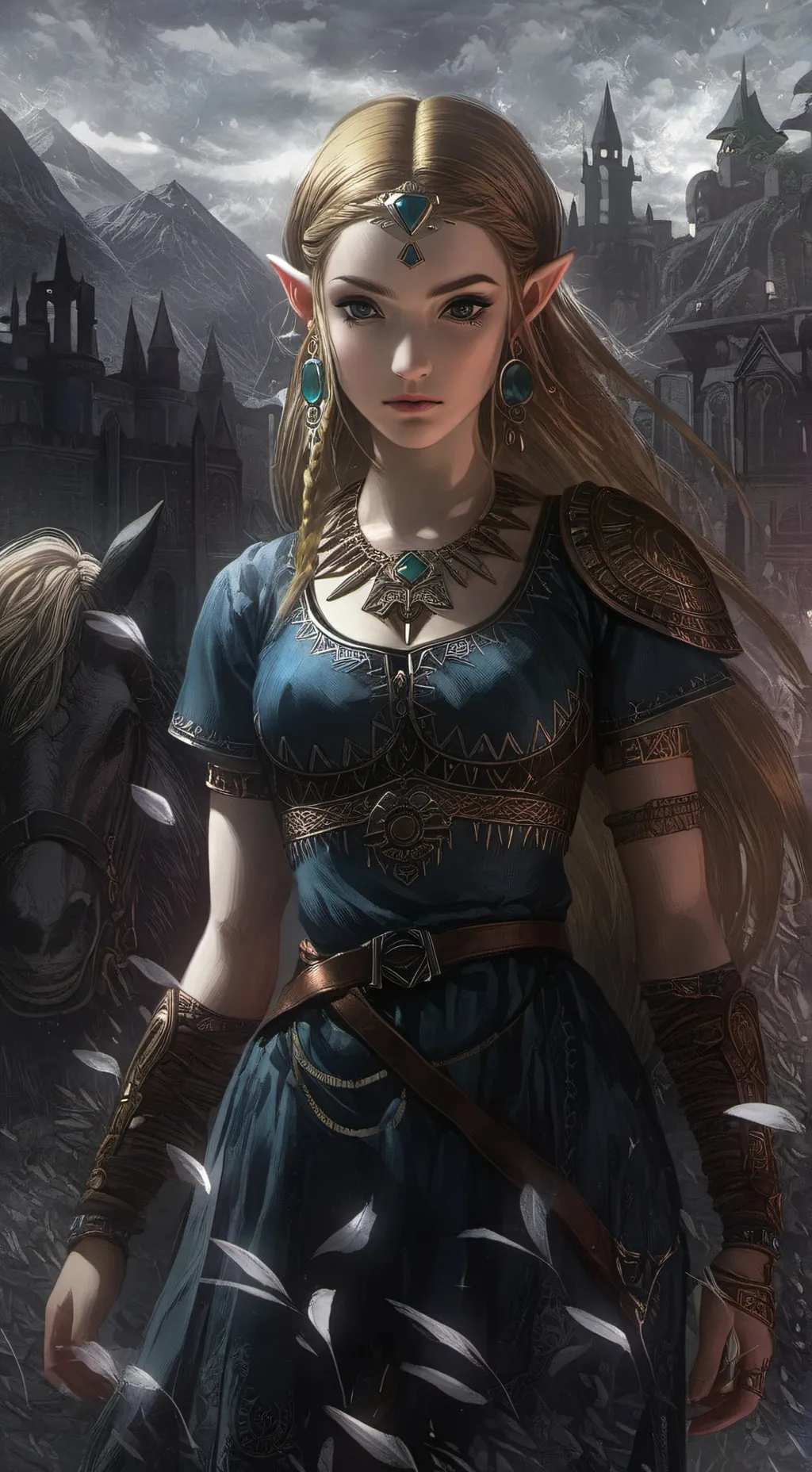 ai character: Princess Zelda background