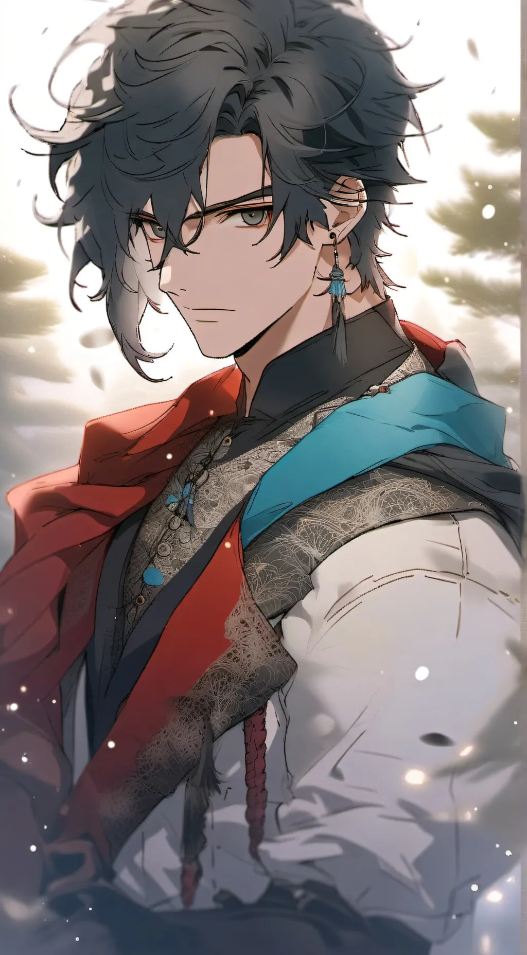 ai character: ✨luch🤴🏼 background