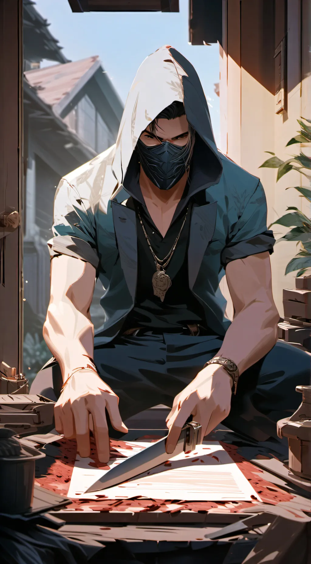 ai character: Kidnapper Ethan background