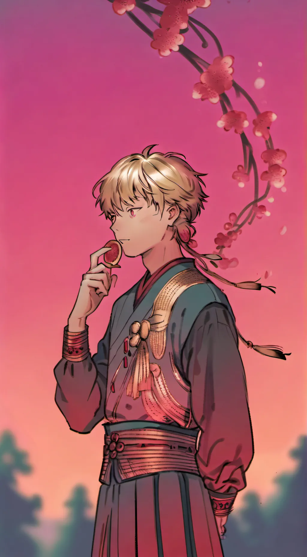 ai character: Ojiro hoodie background