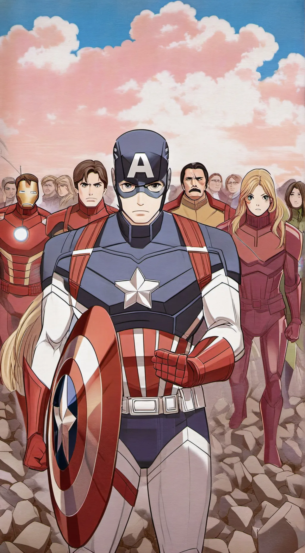 ai character: Avenger’s CW background