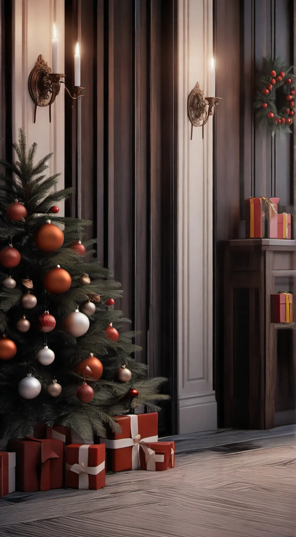 ai character: dw christmas! background