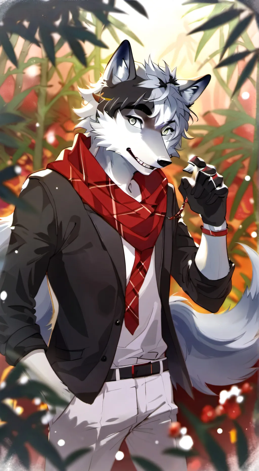 ai character: pixel background