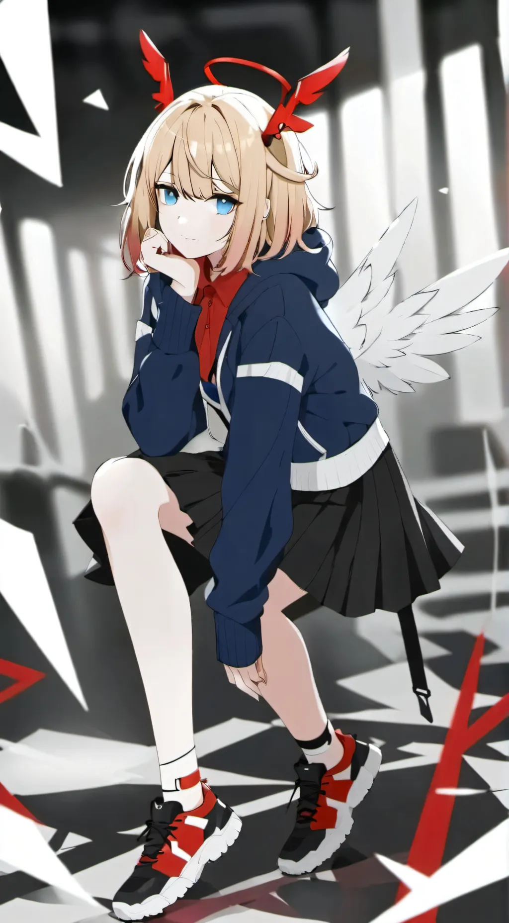 ai character: Luna background