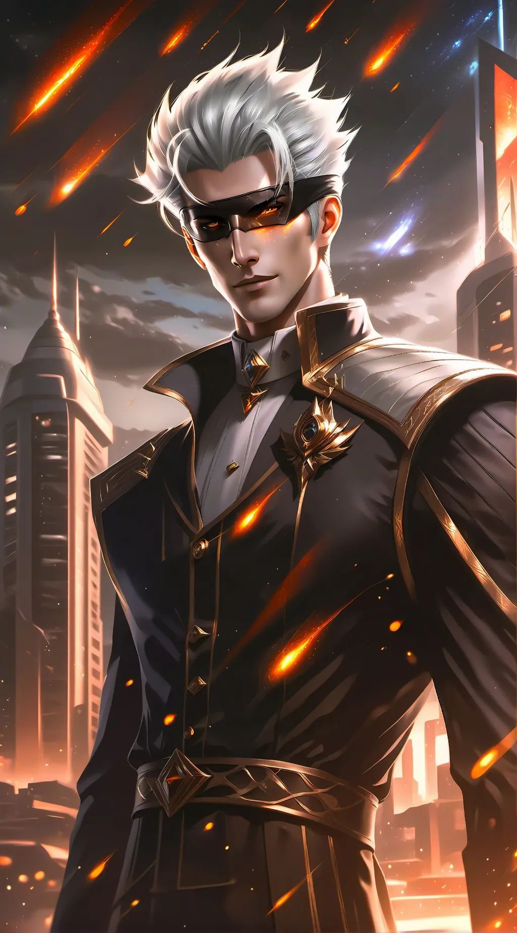ai character: Satoru Gojo background