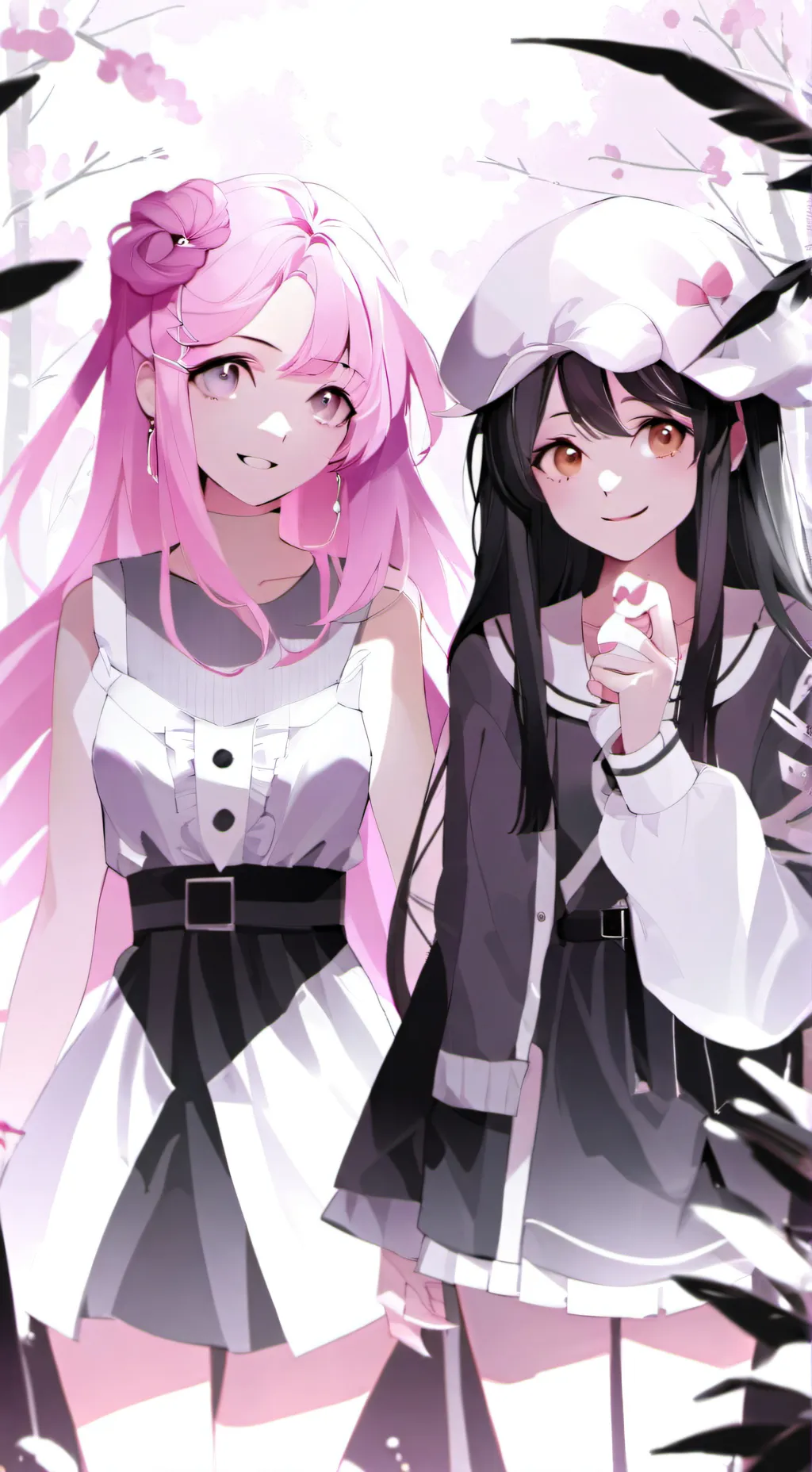 ai character: Tiphanie&ari background