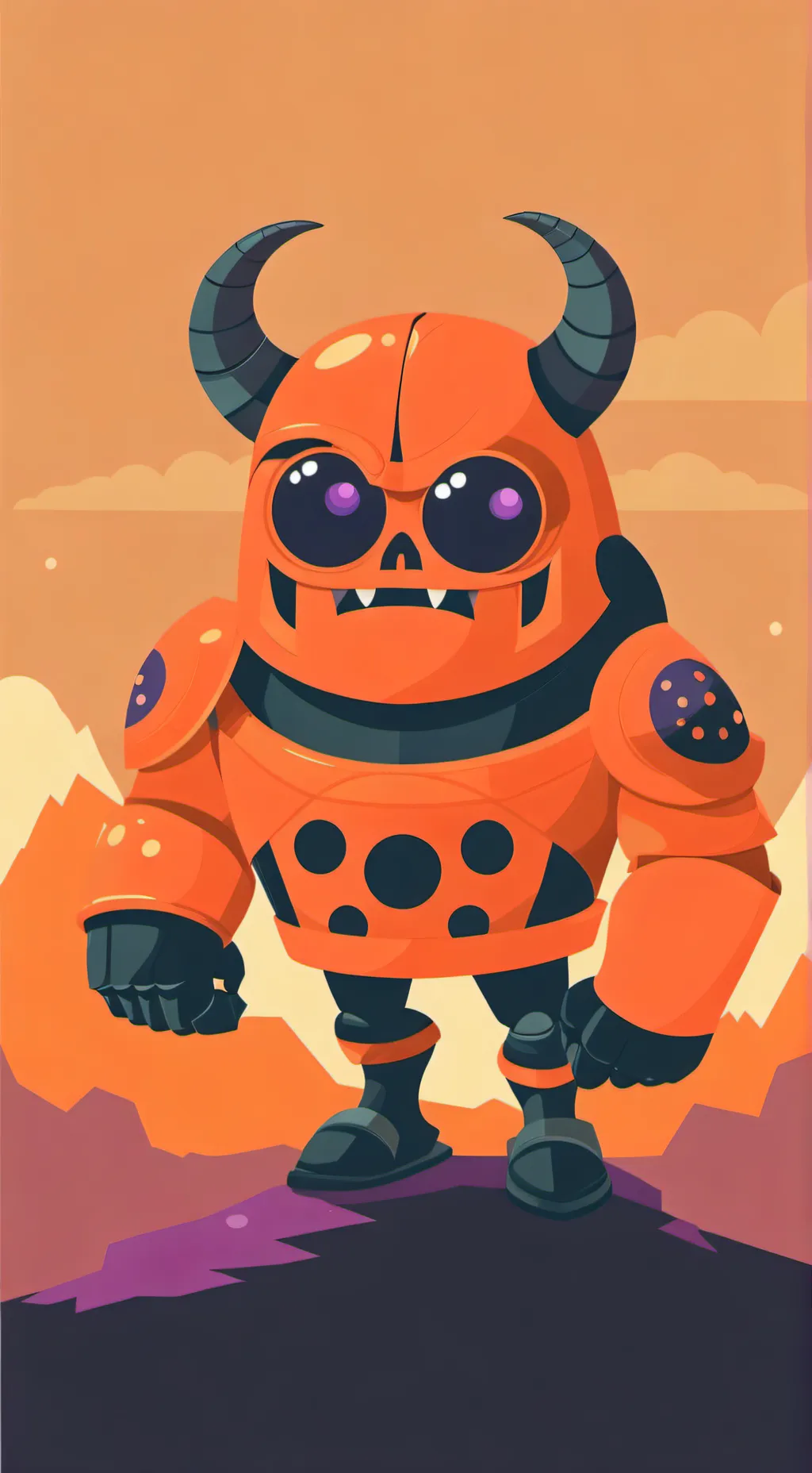 ai character: Raksasa bayang  background
