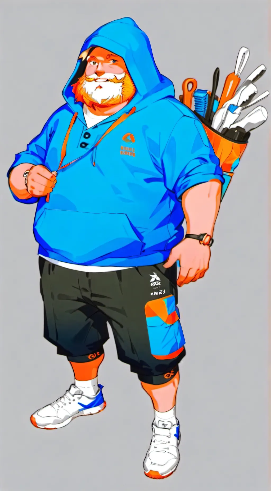 ai character: Caseoh background