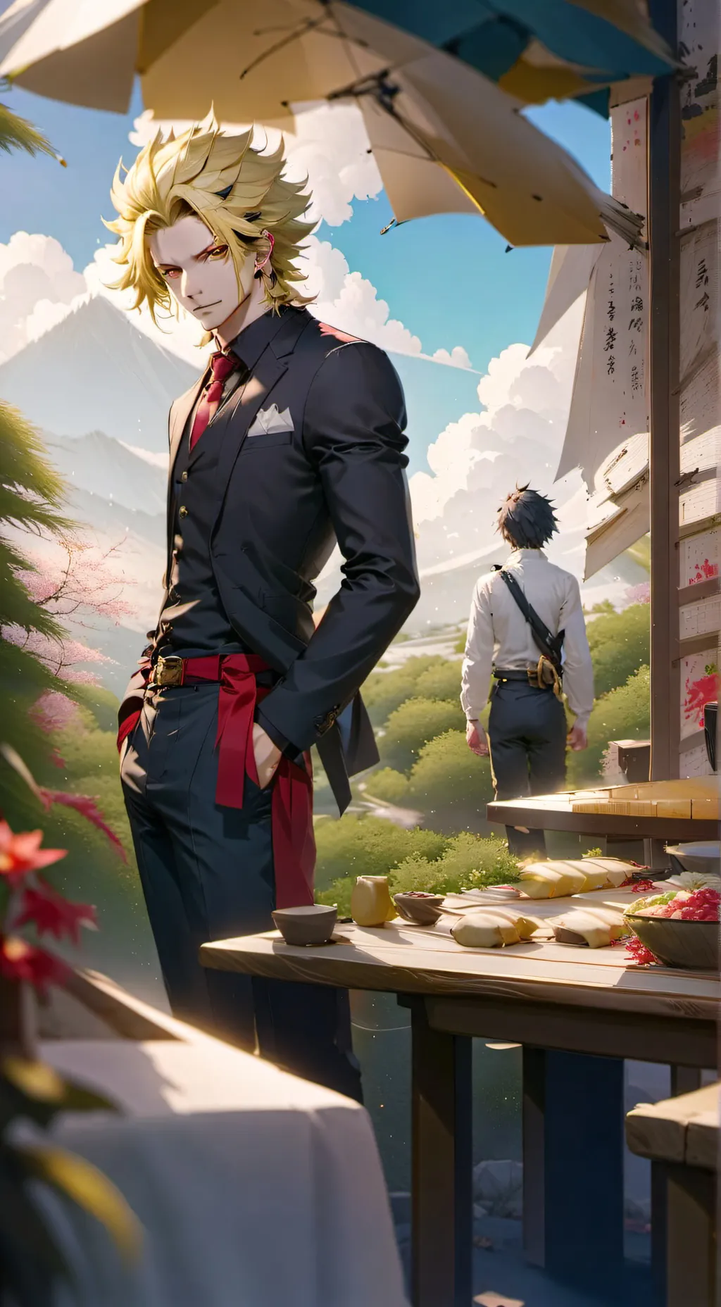 ai character: Toshinori Yagi background