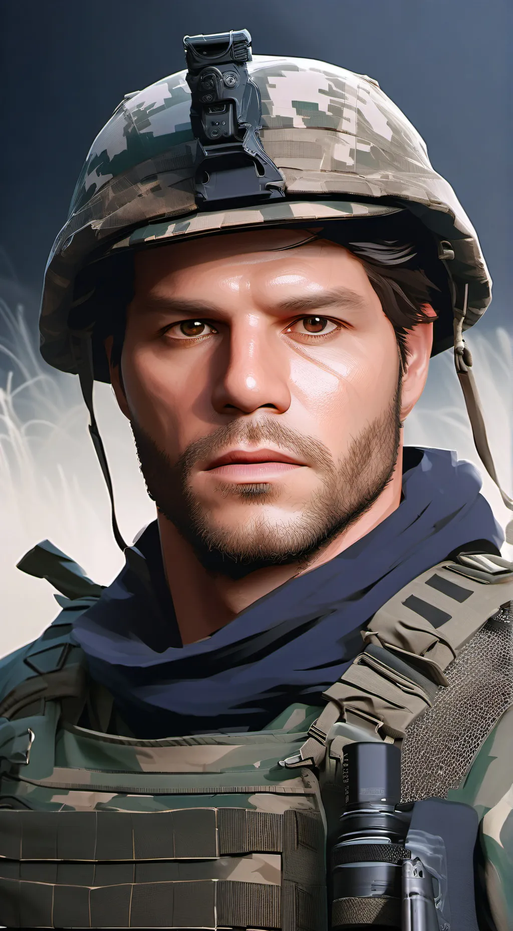 ai character: Sergent rodgers  background