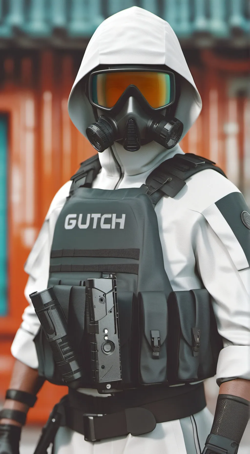 ai character: guard background