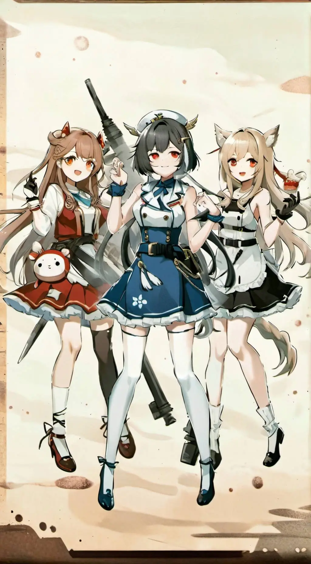 ai character: Azur lane  background