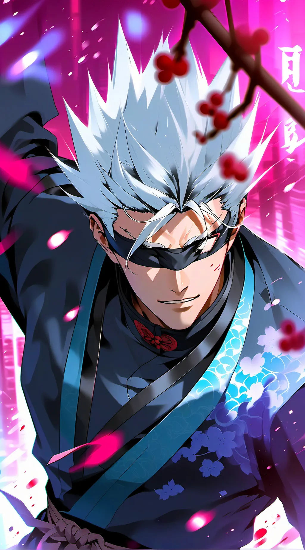 ai character: Gojo Satoru background