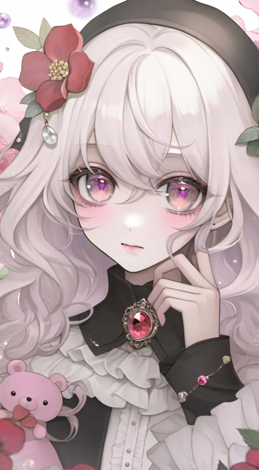 ai character: STRAY KIDS TURURUR background