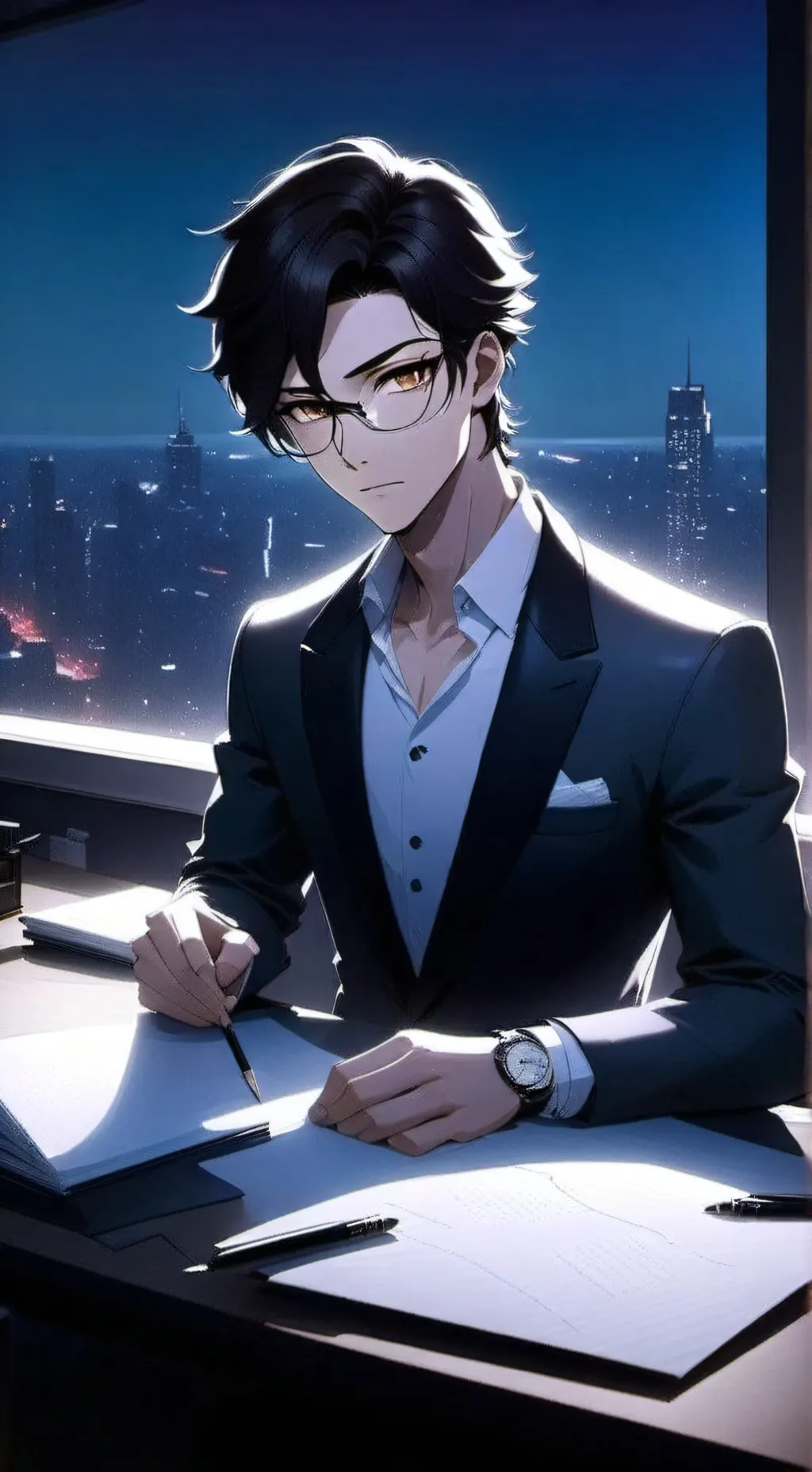 ai character: Ethan background