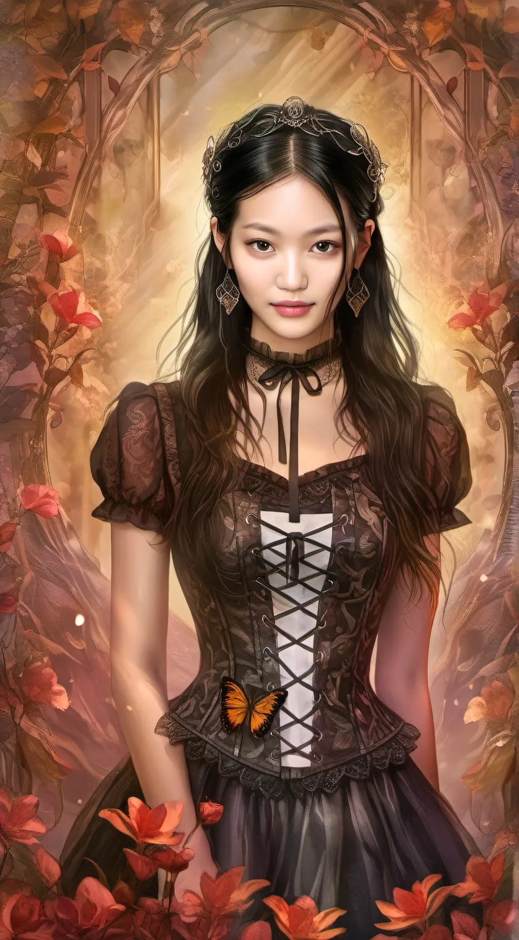 ai character: Jennie  background