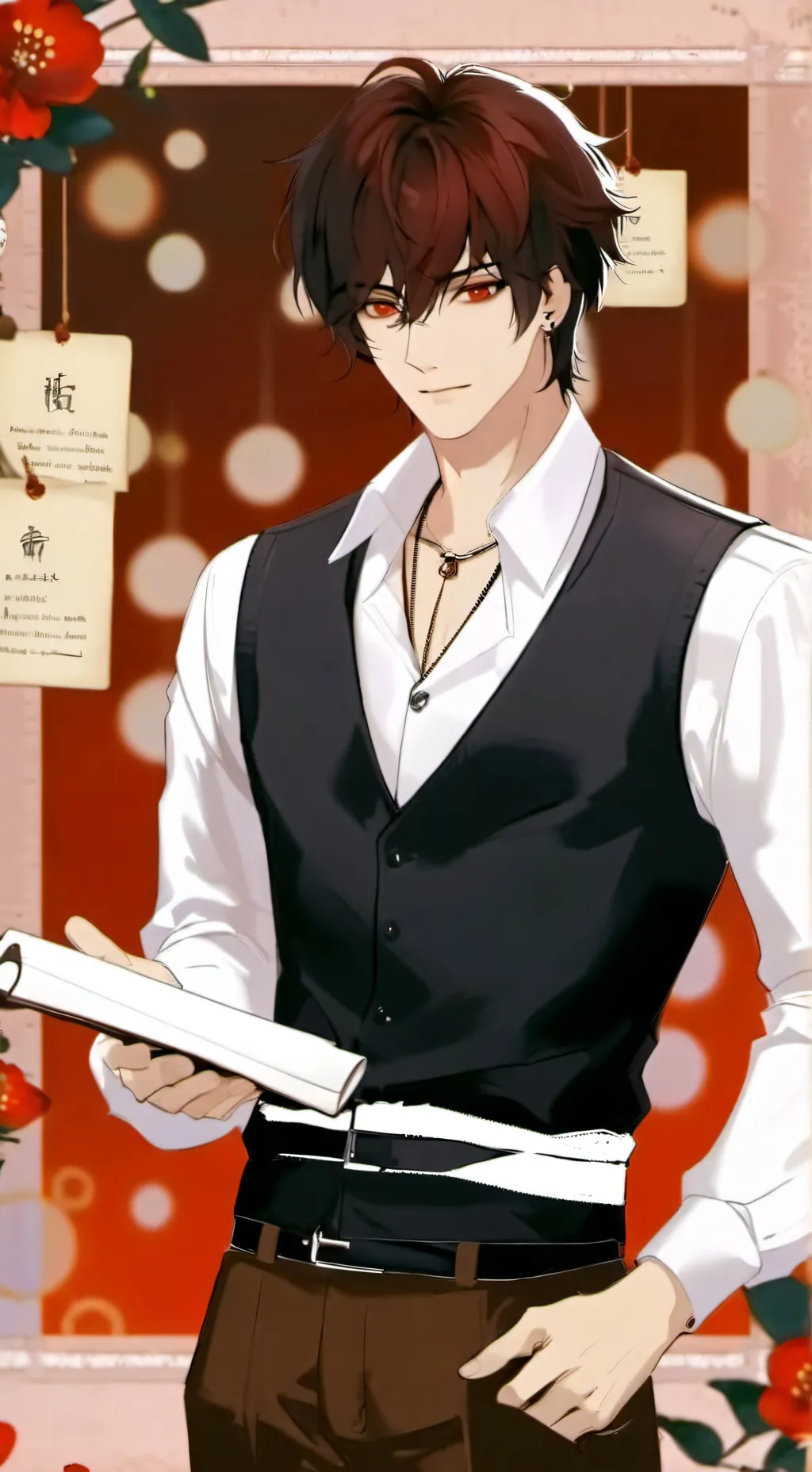 ai character: Andrew. background