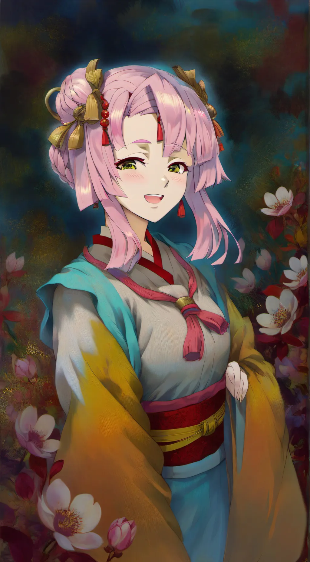 ai character: Obamitsu+Child background