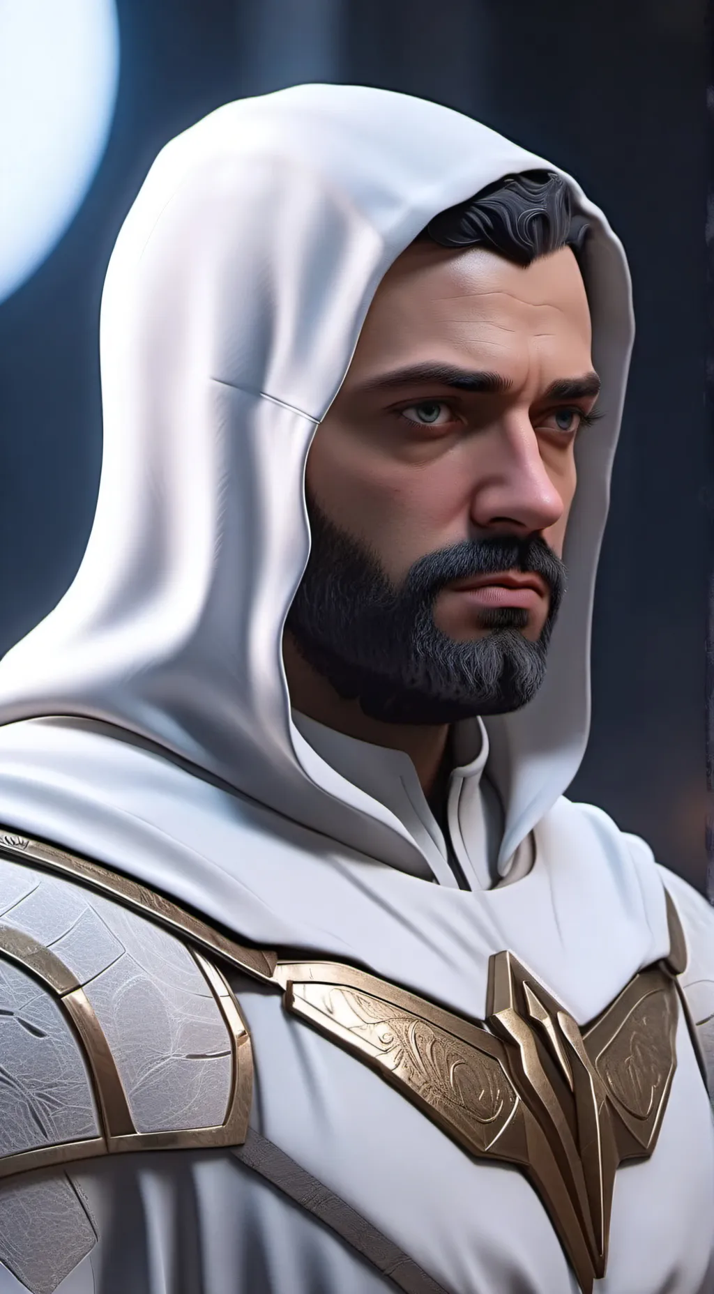 ai character: Moonknight background