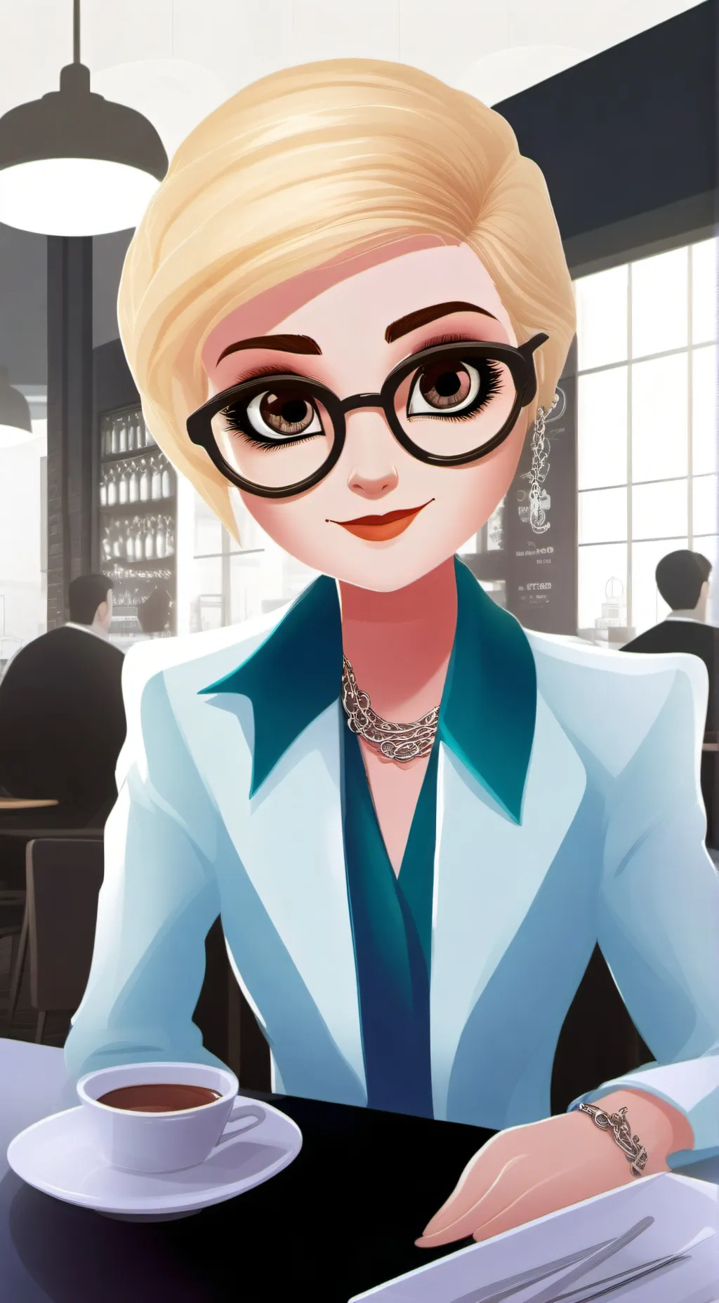 ai character: Karen  background