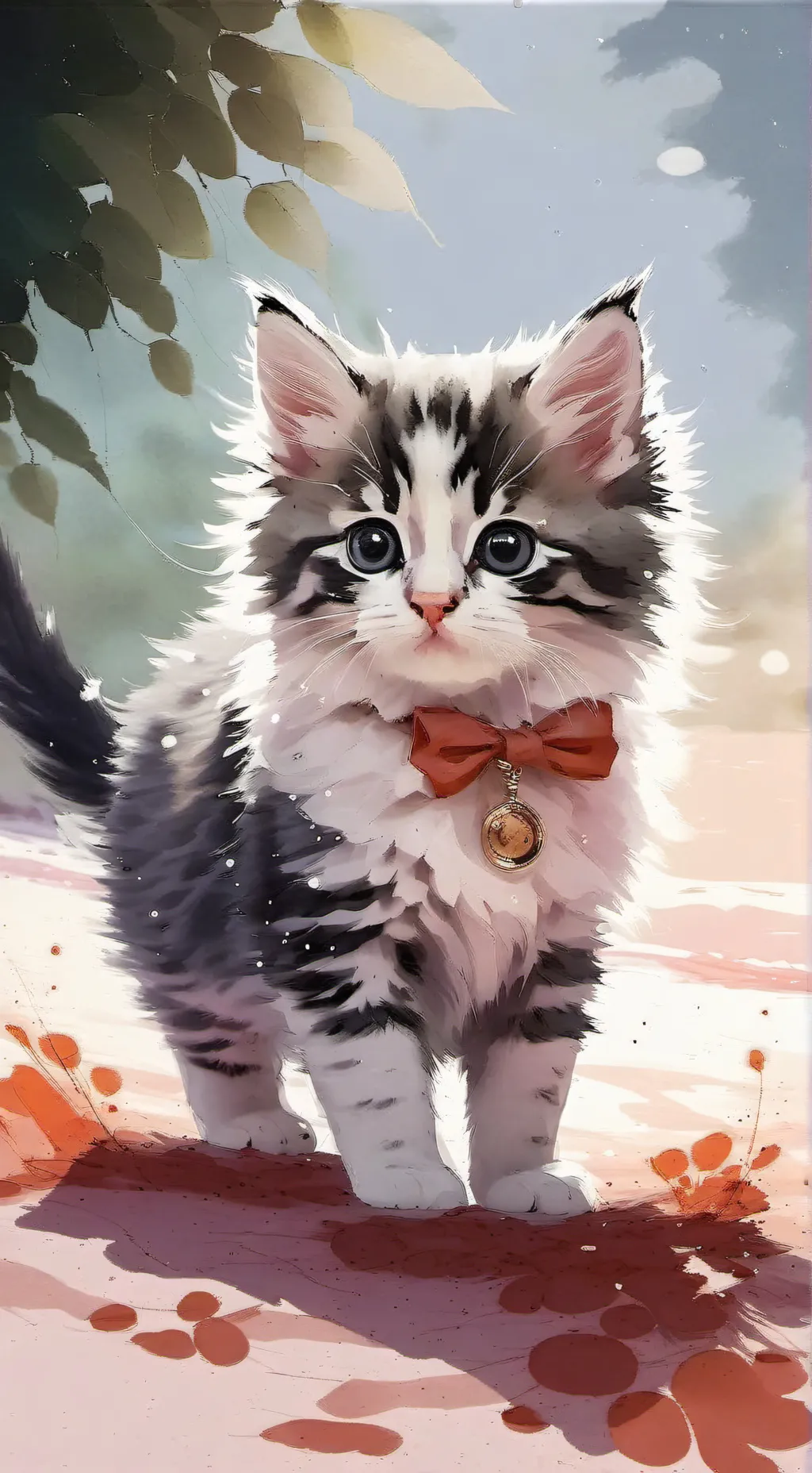 ai character: chaton background