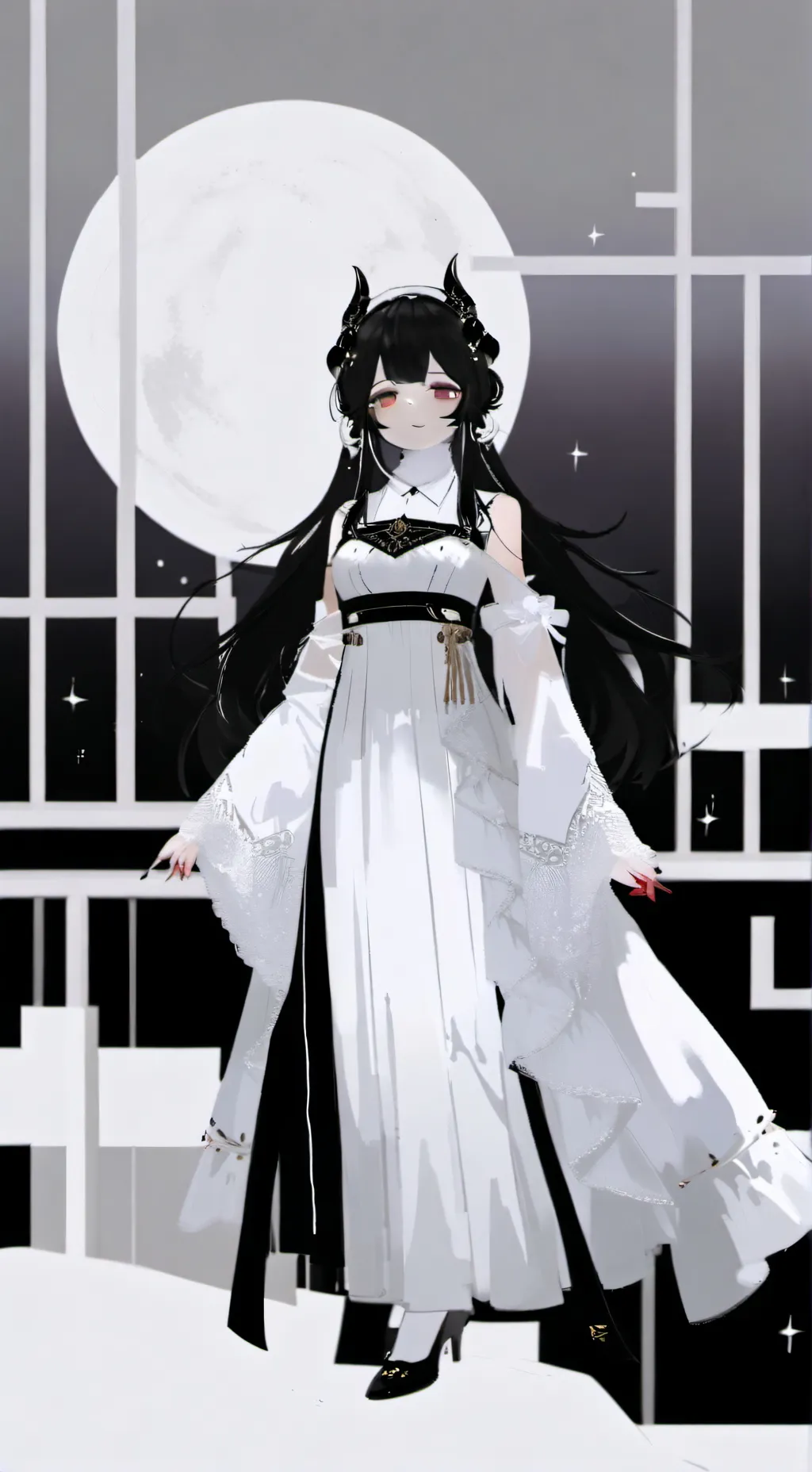 ai character: luna superior background