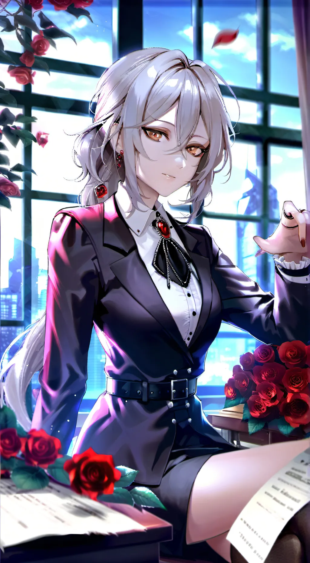 ai character: Reina background